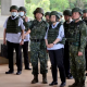 La presidente de Taiwán, Tsai Ing-wen, inspecciona una base de entrenamiento militares. Foto: Infobae.