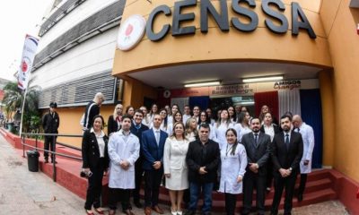 inauguración del laboratorio de biología molecular en el Centro Nacional de Servicios de Sangre (CENSSA). Foto: Gentileza.