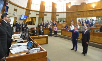 La Cámara de Diputados, con mayoría colorada, oficializó el copamiento en el JEM al elegir al cartista Orlando Arévalo y a Alejandro Aguilera como representantes titulares ante el órgano extrapoder. Foto: Gentileza.