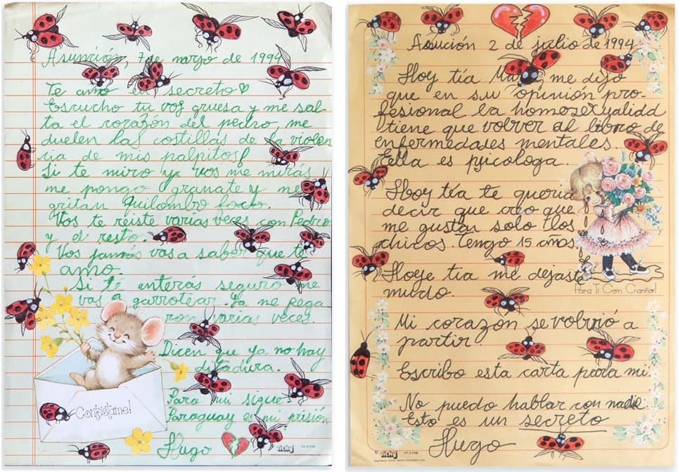 Hugo Cataldo Barudi, Cartas. Archivo del artista © Mónica Matiauda