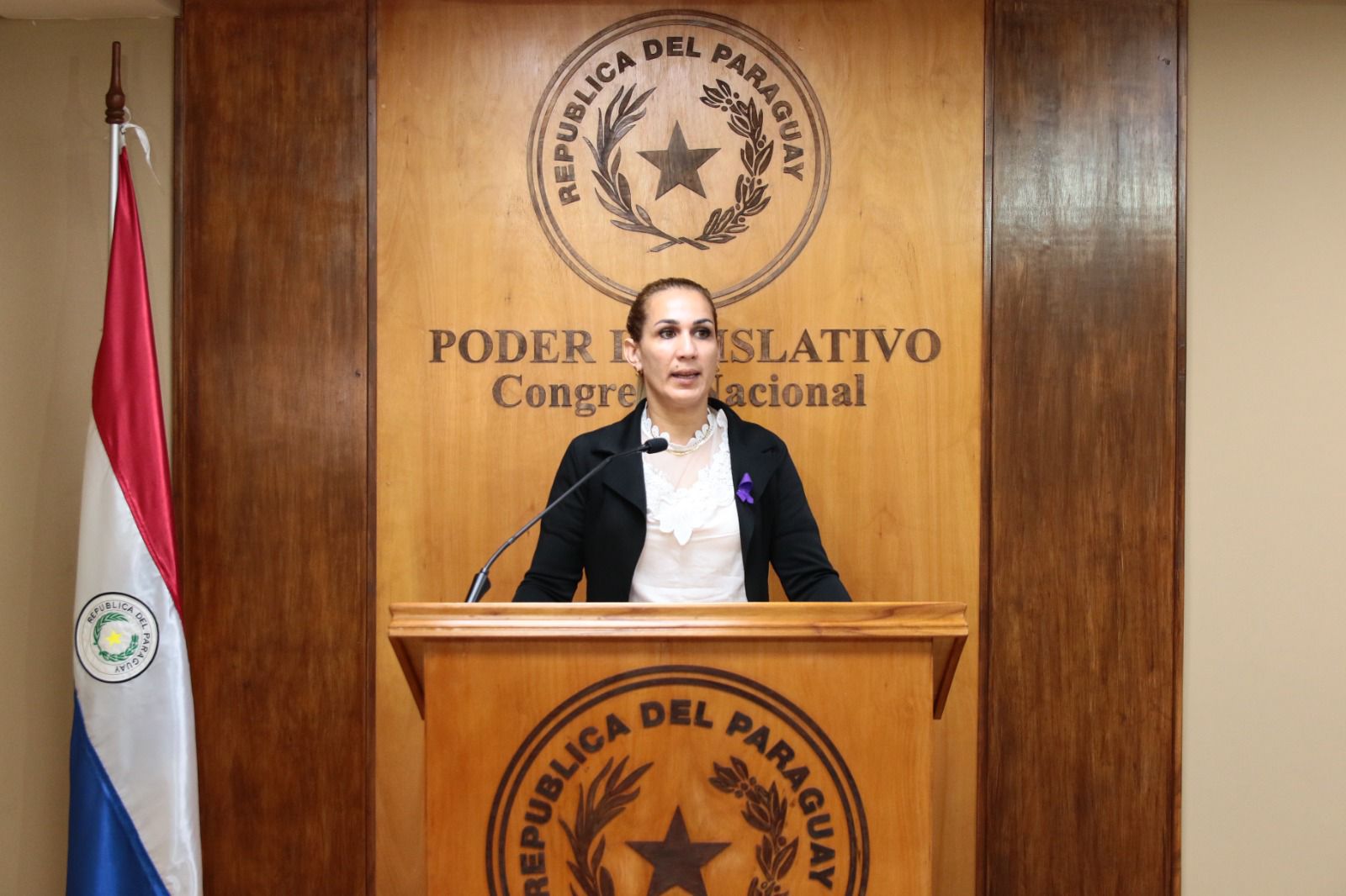 Fátima Agüero, asesora legal de la senadora Zenaida Delgado. Foto: Gentileza.