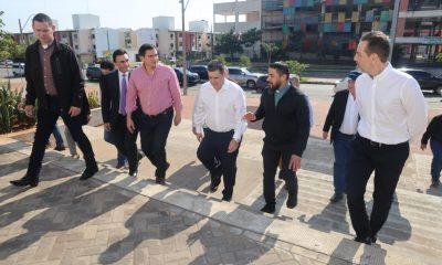 Horacio Cartes visitó el barrio San Francisco. Foto: Gentileza.