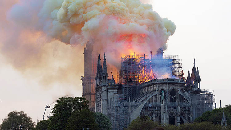 Incendio Notre Dame Incendio Notre Dame. Foto: Chacarrex.