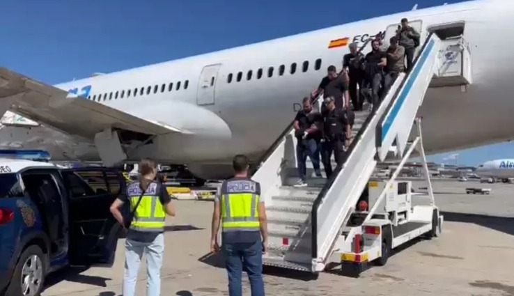 La entrega se hizo en el aeropuerto internacional Adolfo Suárez de Madrid- Barajas, en España. Foto: Gentileza.