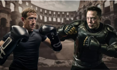 Mark Zuckerberg y Elon Musk. Foto ilustrativa. Infobae.