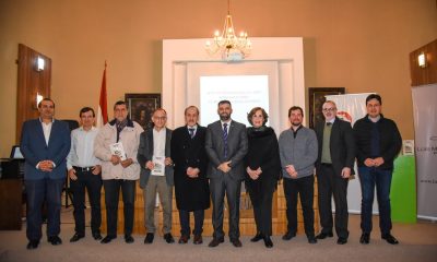 Presentación en la Academia Paraguaya de la Historia. Los autores. Cortesía