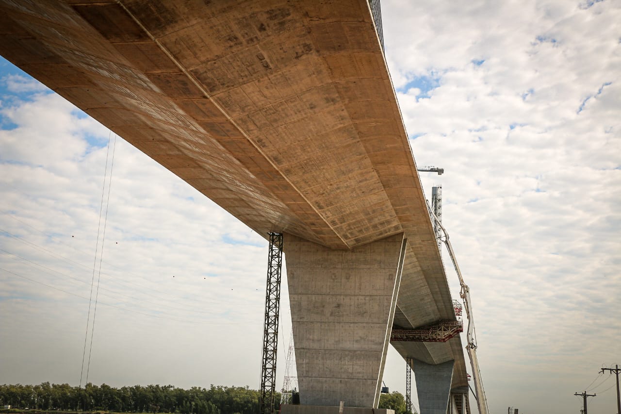 Puente Héroes del Chaco. Foto: MOPC.