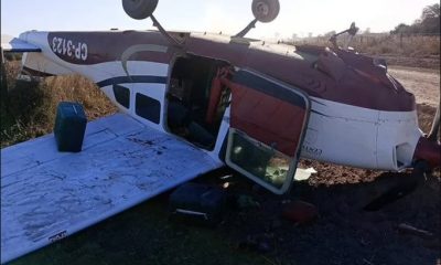 Narco avioneta caía en suelo argentino sería de origen paraguayo. Foto: Infobae.