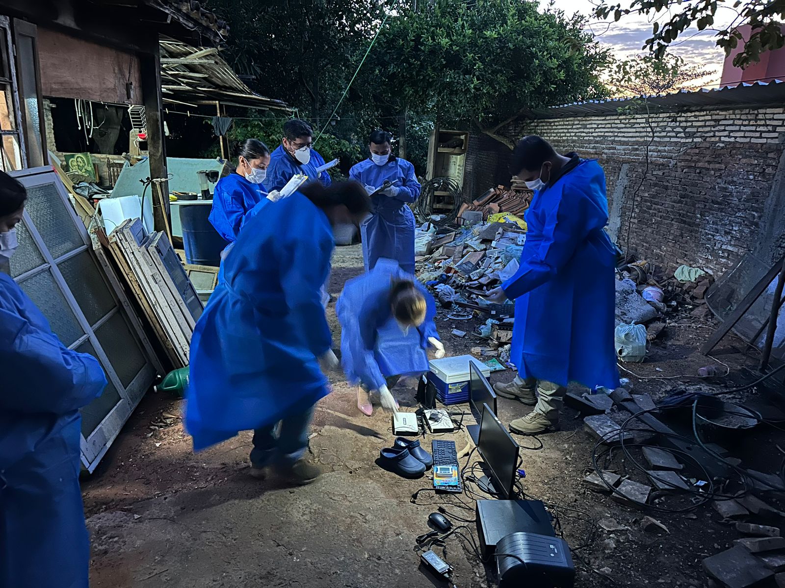 Los equipos fueron encontrados en una vivienda particular. Foto: Ministerio Público.