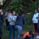 Familiares y amigos en le Cerro Cristo Rey. Foto: R. 1000 AM.