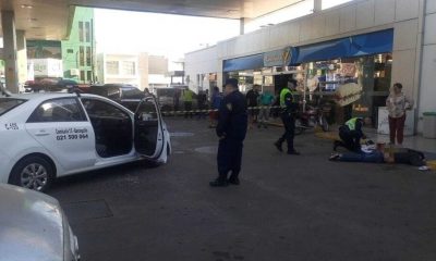 Policías se enfrentaron con delincuentes en estación de servicios. Foto: gentileza.