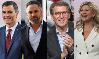 Candidatos a horas de las elecciones en España. Foto: El Confidencial.