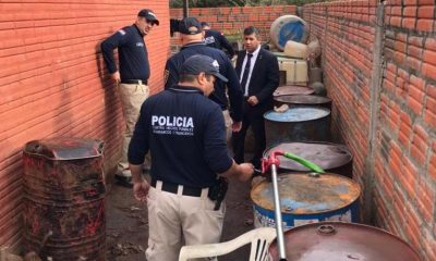 Comitiva logró incautación de gran cantidad de combustible sin documentos de origen. Foto: Ministerio Público.