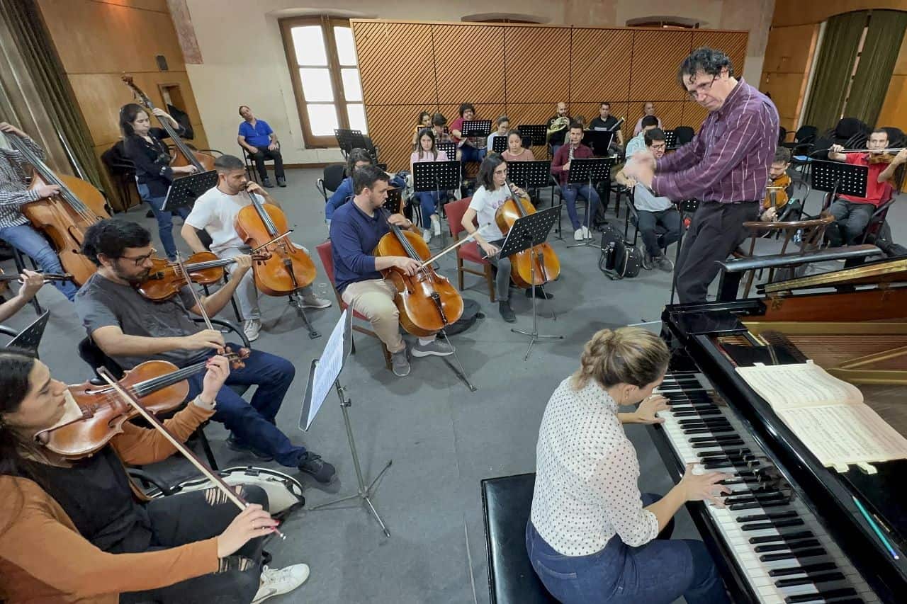 La OSIC en ensayo. Cortesía