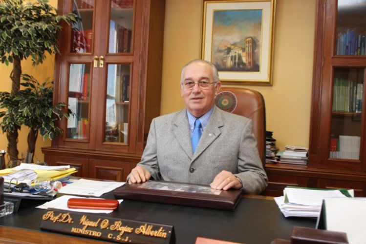 Miguel Óscar Bajac, exministro de la Corte. Foto: Gentileza.