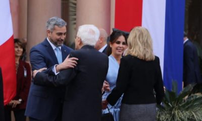 Los presidentes de Paraguay, Mario Abdo Benítez, y de Italia, Sergio Mattarella, se encuentran reunidos en Palacio de Gobierno. Foto: IP