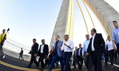 La visita del mandatario coincidió con la Cumbre de Jefes de Estado del Mercosur. Foto: Gentileza.