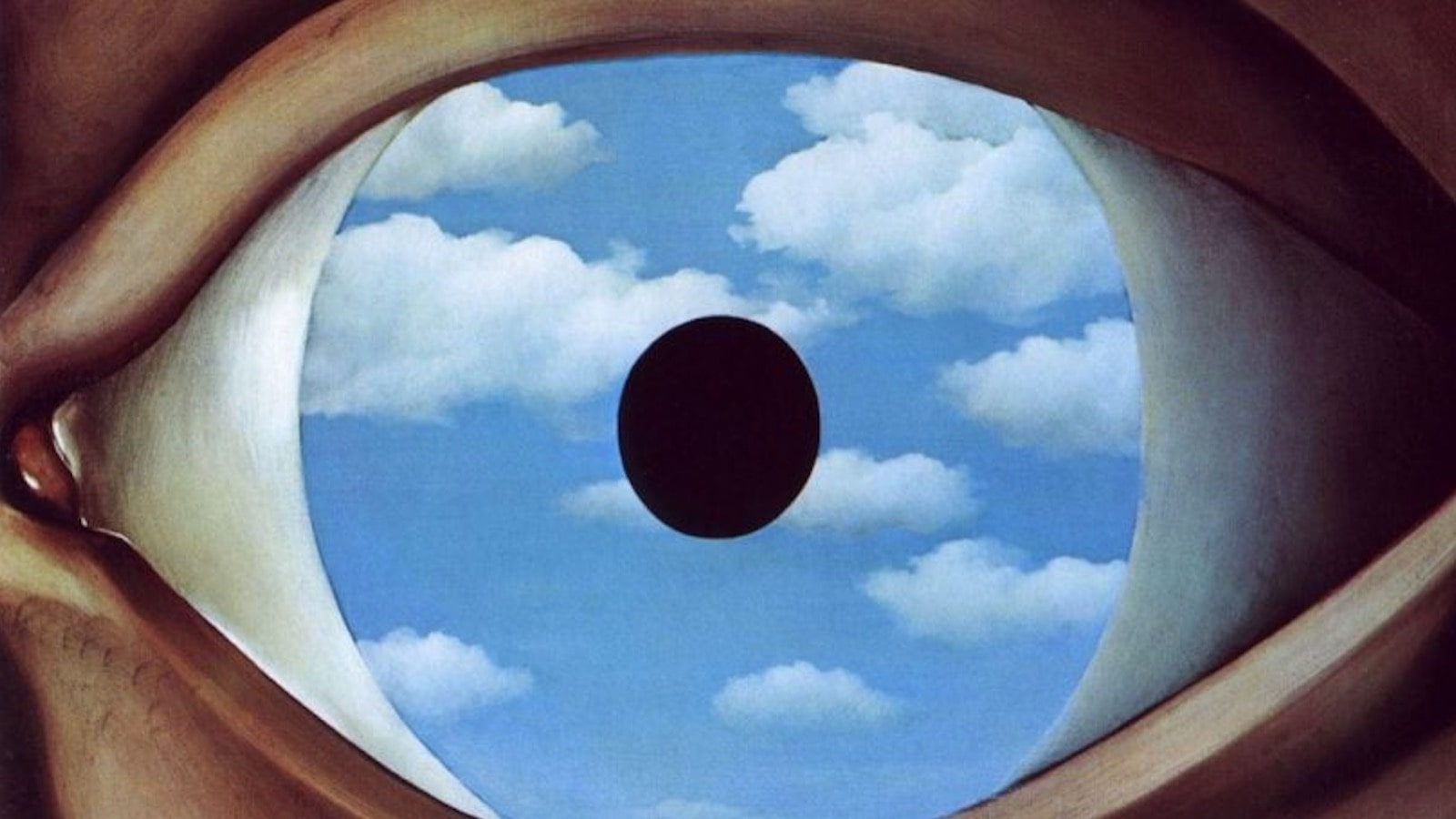 René Magritte, "El falso espejo"