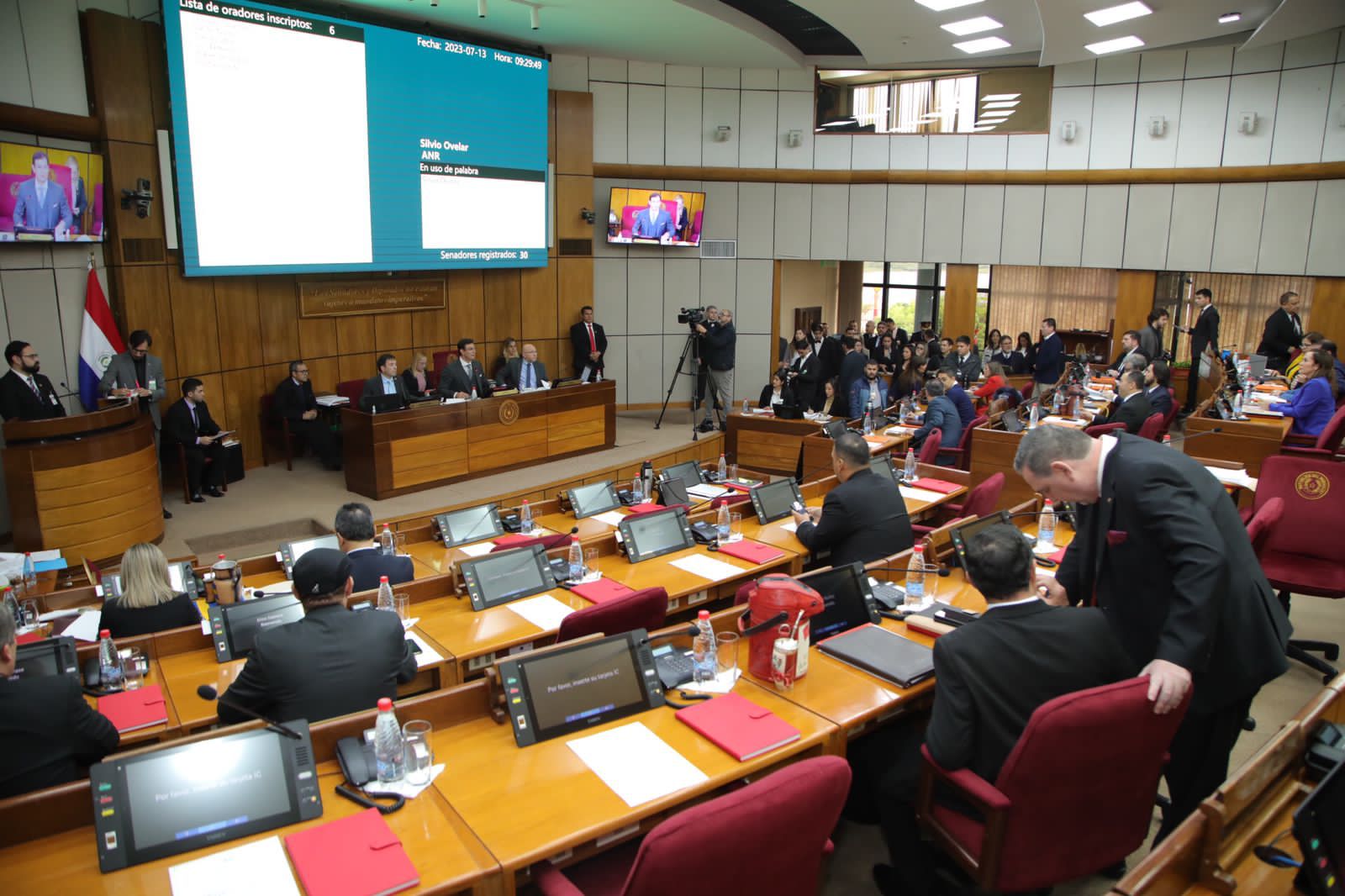 Sesión del Senado. Foto: Gentileza. Archivo.