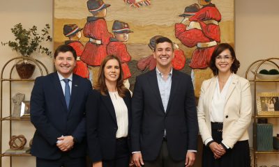 Manuel Ochipintti, Amanda León, Santiago Peña y Stella Guillén. Foto: Gentileza.