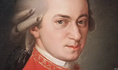 Retrato del compositor Wolfgang Amadeus Mozart. Foto: DW.