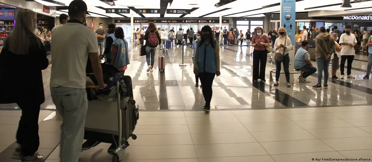 Aeropuerto internacional de Ezeiza. Foto: DW.