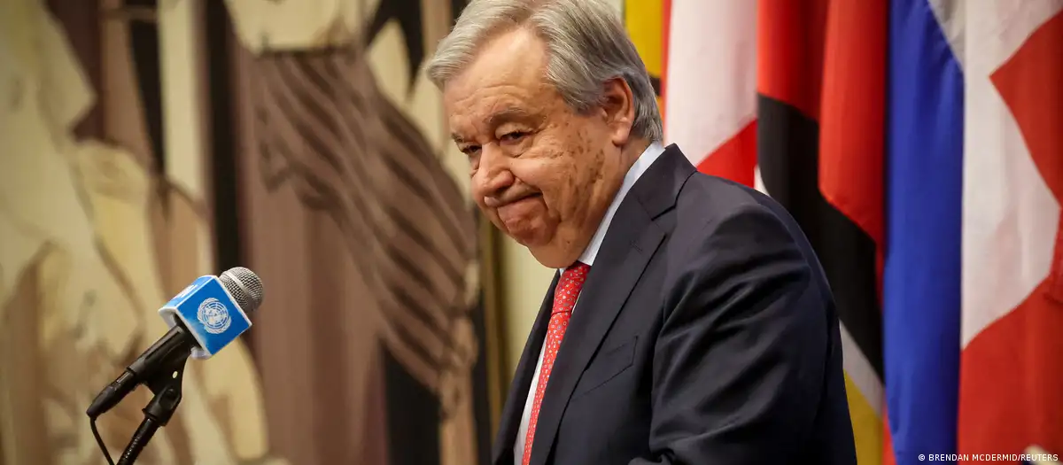 António Guterres, secretario general de la ONU. Foto: DW.