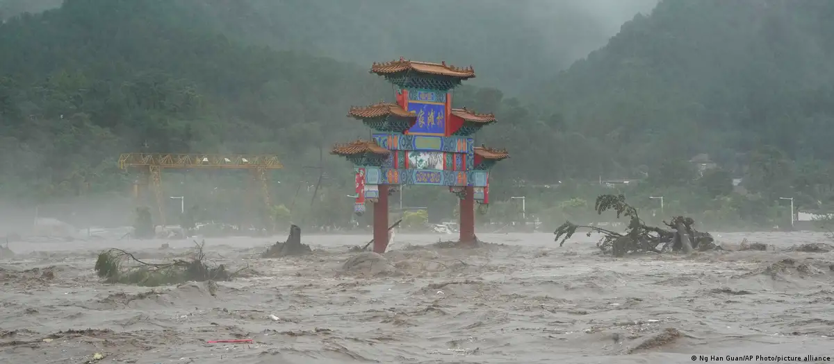 Inundaciones en China. Foto: DW.