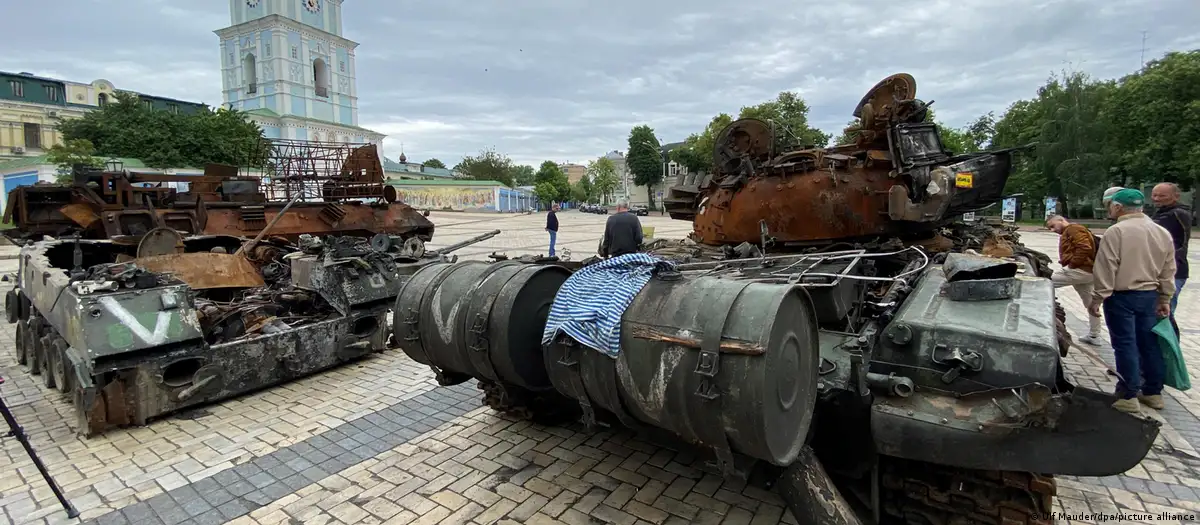 Armas de guerra. Foto: DW.