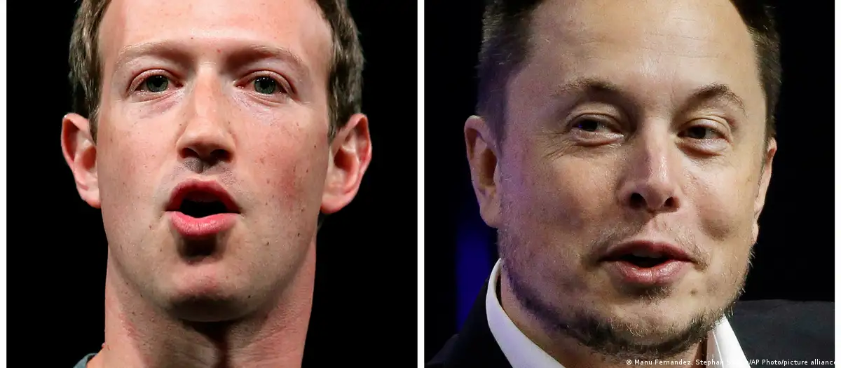 Mark Zuckerberg y Elon Musk. Foto: DW.