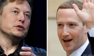 Elon Musk y Mark Zuckerberg. Foto:DW.