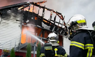 Incendio en un albergue de vacaciones en Wintzenheim, Francia. Foto: DW.