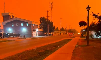 Fort Smith, Canadá, durante los incendios forestales. Foto: DW.