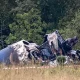 Avión siniestrado de Prigozhin. Foto. DW.