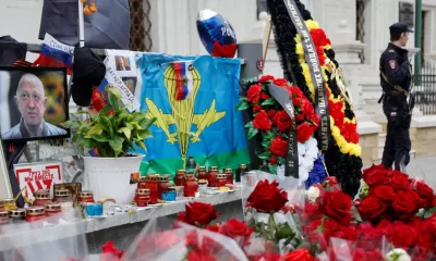 Memorial improvisado en Moscú en recuerdo de Prigozhin. Foto: DW.