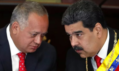 Diosdado Cabello y Nicolás Maduro. Foto: Infobae.