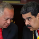 Diosdado Cabello y Nicolás Maduro. Foto: Infobae.