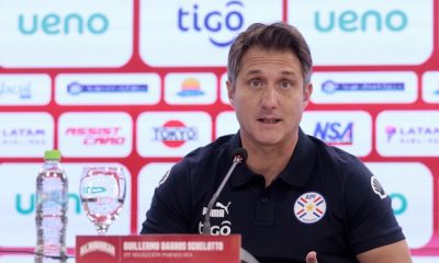 Guillermo Barros Schelotto, director técnico de la selección paraguaya. Foto: @Albirroja.