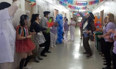 Festejo por el Día del Niño en el Hospital del Trauma. Foto: Gentileza.