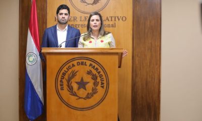 Raúl Benítez, diputado y Kattya González, senadora. Foto: Gentileza.