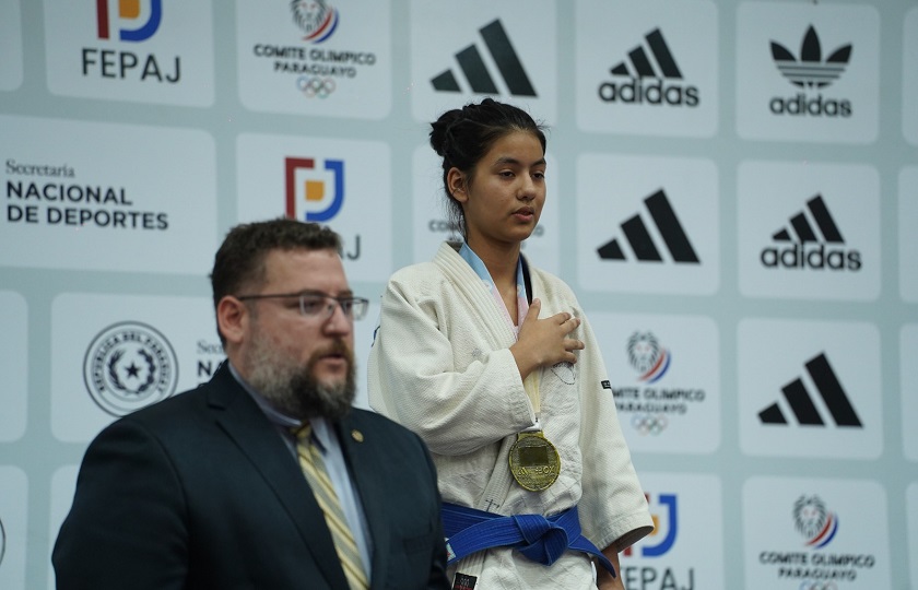 Thais Báez obtuvo medalla de oro. Foto: Gentileza.