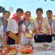 Jóvenes scouts durante el Jambore en Corea. Foto: Scouts Paraná.