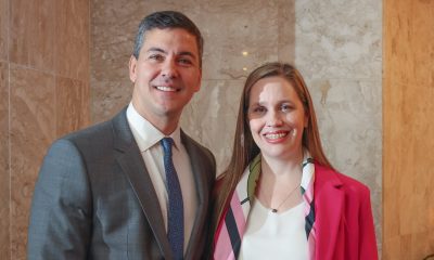 Santiago Peña y Liana Caballero Krause. Foto: Gentileza.