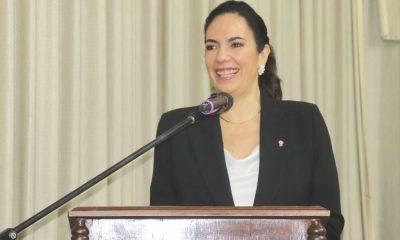 Claudia Centurión, ministra del MOPC. Foto: MOPC.