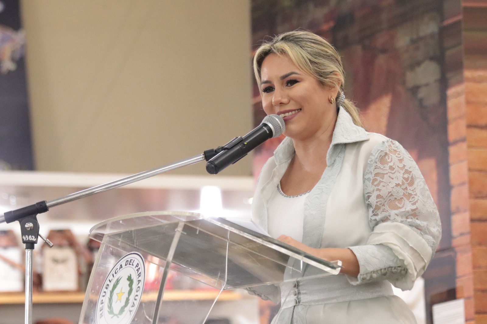 Angelita del Carmen Duarte de Melillo, ministra de Senatur. Foto: gentileza.