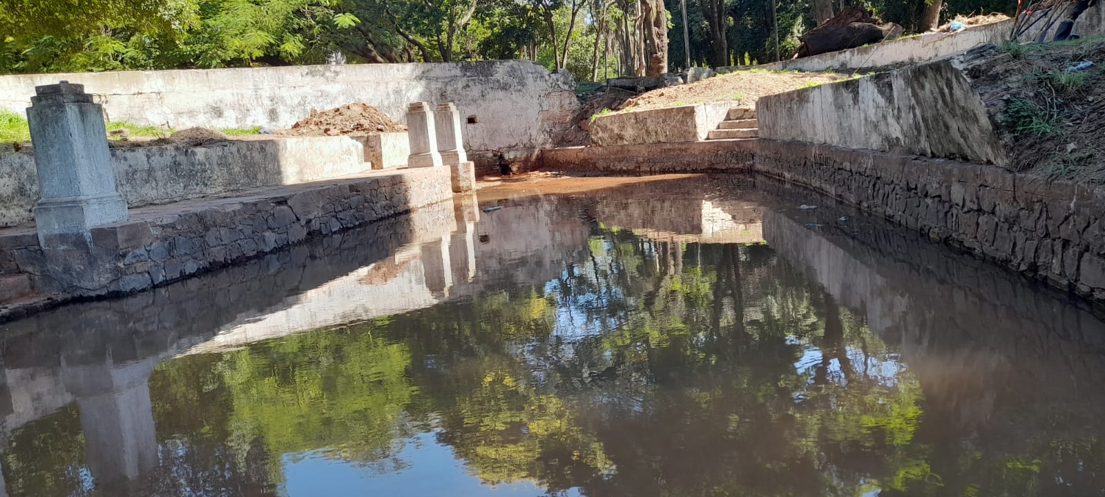 Restauración del Parque Caballero. Foto: gentileza.