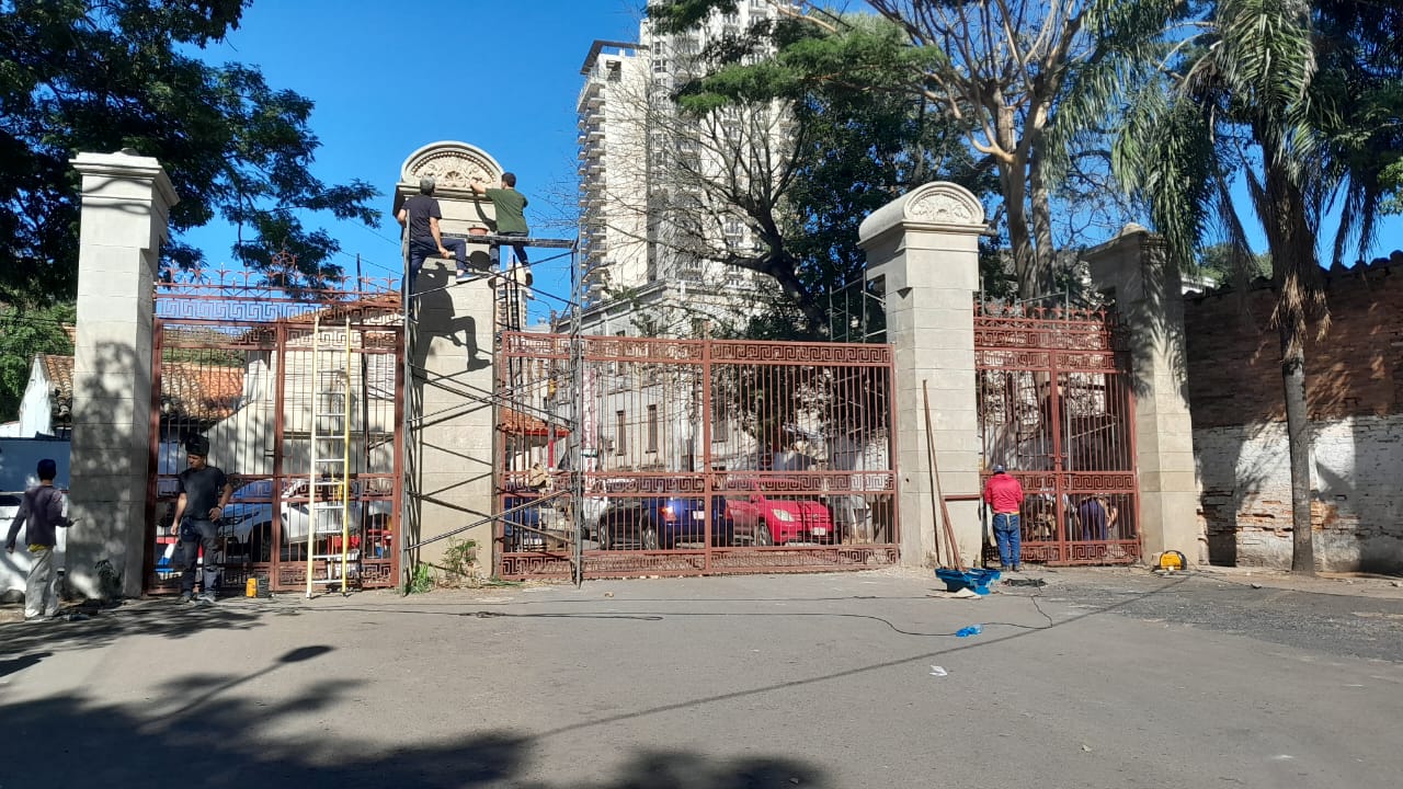 Profesionales trabajan para revitalizar zonas atractivas de Asunción. Foto: gentileza.