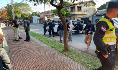 Policías fueron detenidos por caso de secuestro. Foto: Gentileza.