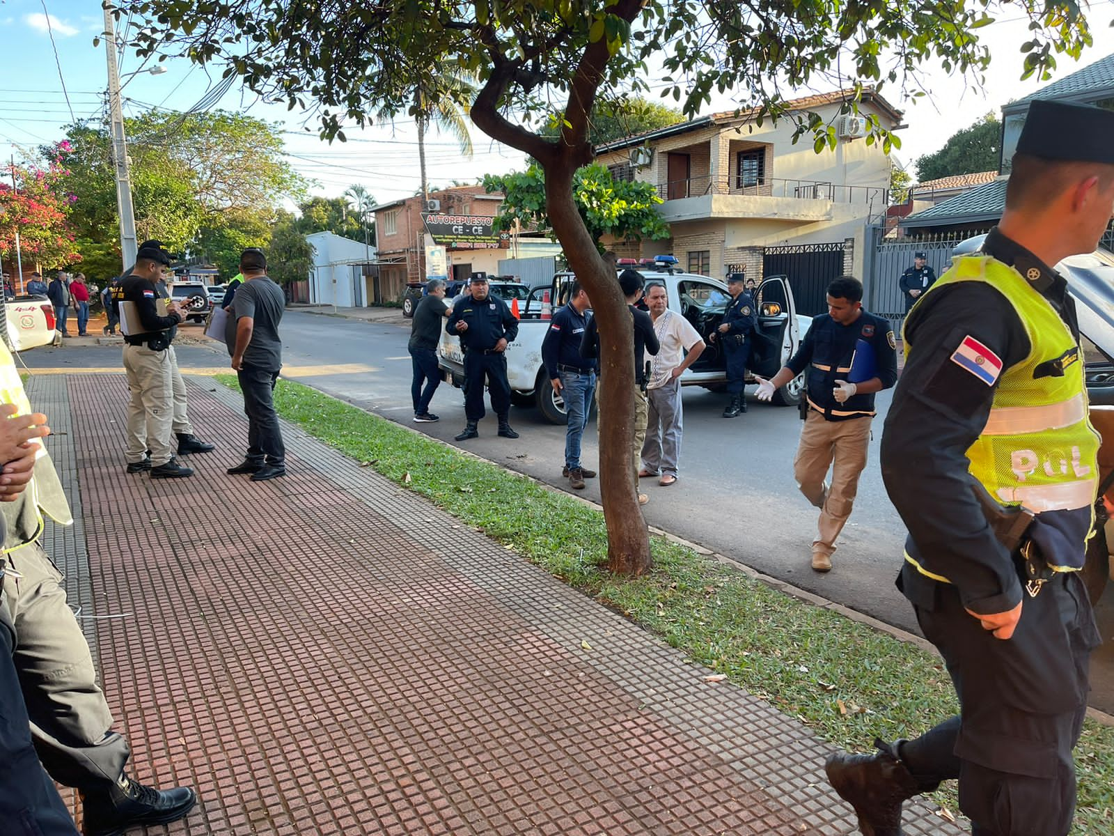 Policías fueron detenidos por caso de secuestro. Foto: Gentileza.