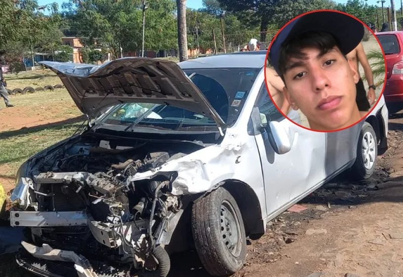 Osvaldo Luis Zaracho (21), expareja y feminicida de la joven Kathia Brítez Torres. Foto: El Poder.